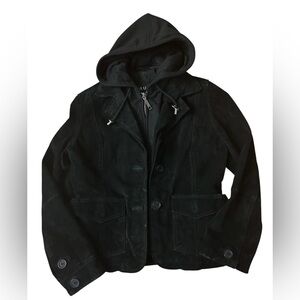 Black Hooded Jacket